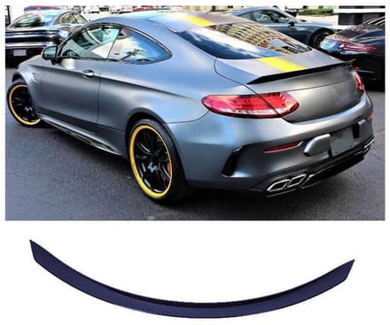 Kofferspoiler Compatibel met Mercedes C205 C Coupe Zwart