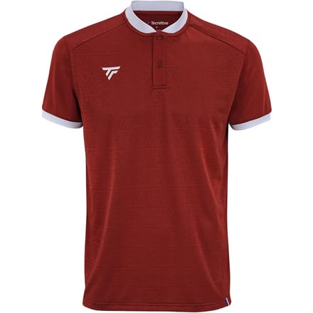 Tecnifibre Team Mesh Korte Mouw Poloshirt Rood XL Man