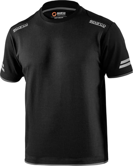 Sparco Tech Tucson T-Shirt - Zwart/Grijs/Marineblauw