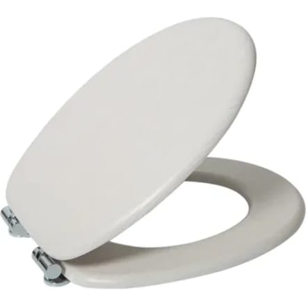 Aquavive Wc-bril - Mdf - Softclose - Verstelbaar - Wit Eik