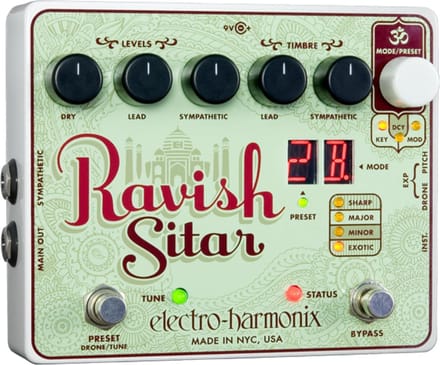 Electro Harmonix Ravish Sitar - Effect-unit voor gitaren
