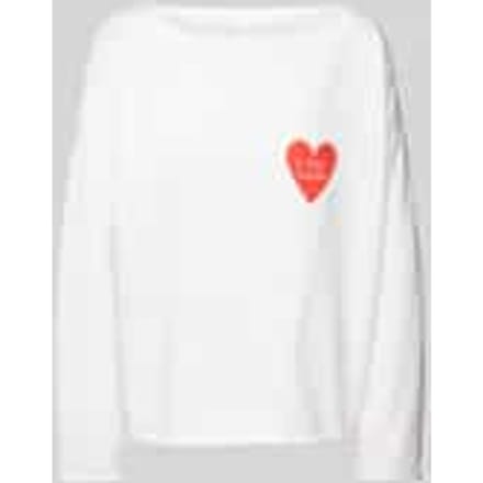 Shirt met lange mouwen en motiefprint