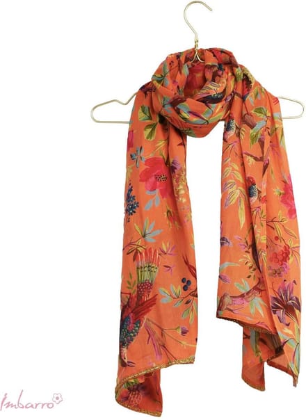 Imbarro Shawl Sjaal Pareo - Paradise Coral - 100 x 200cm