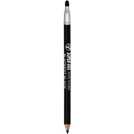 W7 Super Gel Deluxe Eyeliner Pencil Blackest Black 1 st