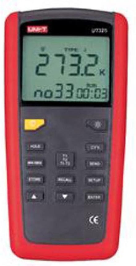 UNI-T UT325 Digitale 2 kanaals Temperatuurmeter (UT325)