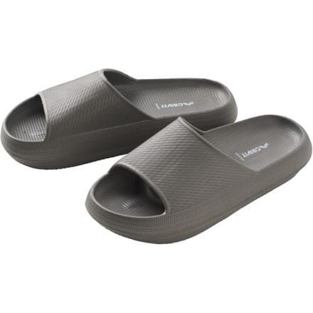 CRIVIT Heren badslippers (Grijs, 40/41)