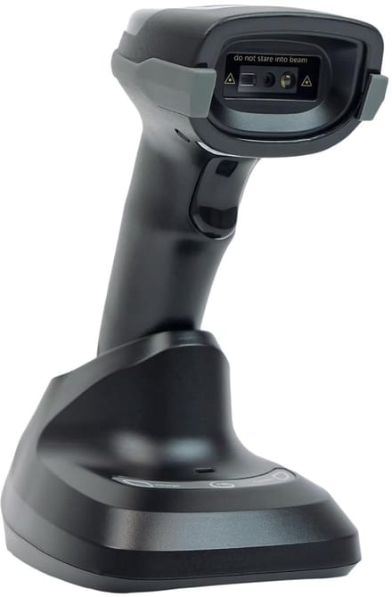Draadloze Barcode Scanner - QR Code Lezer - Winkel Automatisering - Dubbele Verbinding - 17x8x7 cm - Zwart