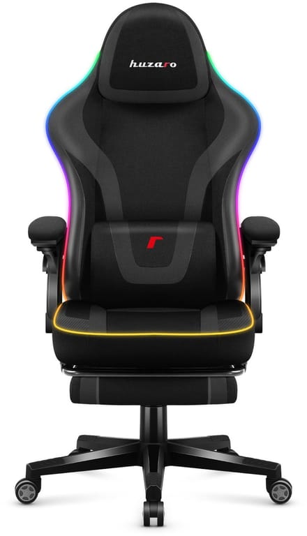 Huzaro - Force 4.6 Black RGB Smart - Gaming stoel