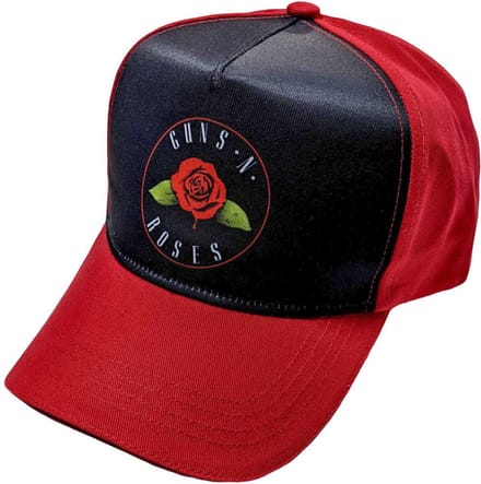 Guns N' Roses - Rose Baseball pet - Rood/Zwart