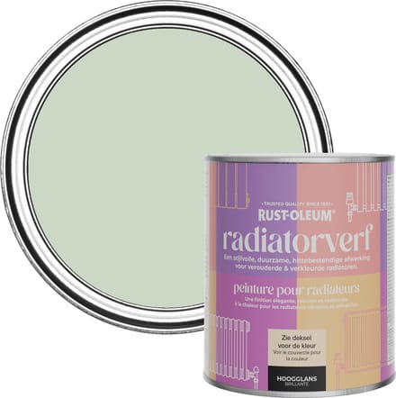 Rust-Oleum Groen Radiatorverf Hoogglans - Lauriergroen 750ml
