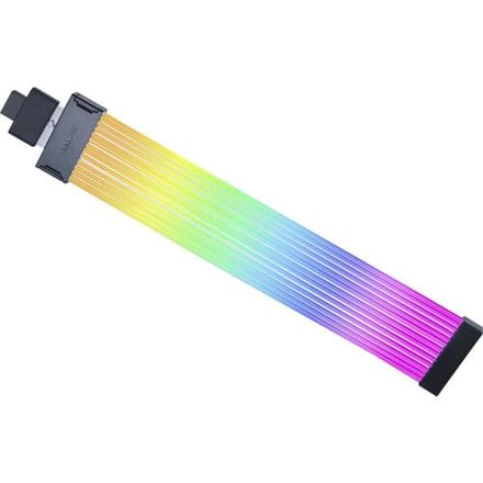 Lian Li Strimer Wireless 12+4 Pin Verlengsnoer Zilver