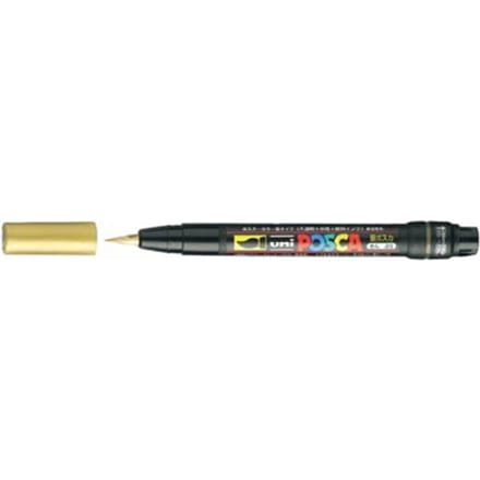 Paintmarker Uni POSCA PCF350 Brush 1-10mm goud