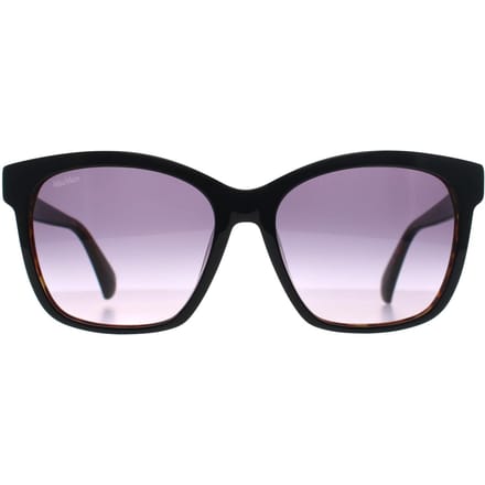 Max Mara Vierkant Dames Zwart Tortoise Rook Grijs Verloop MM0042 Logo9