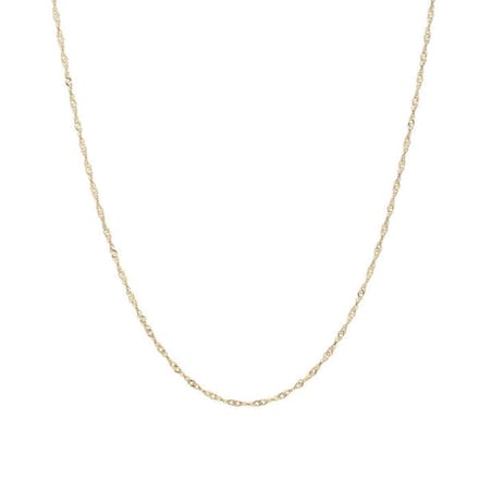 Bijoutheek Ketting Gedraaid Dun Goud