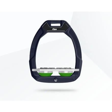 Veiligheidsletjes voor paardrijden Plat Grip Rood/Grijs/Groen Flex-On Safe-On