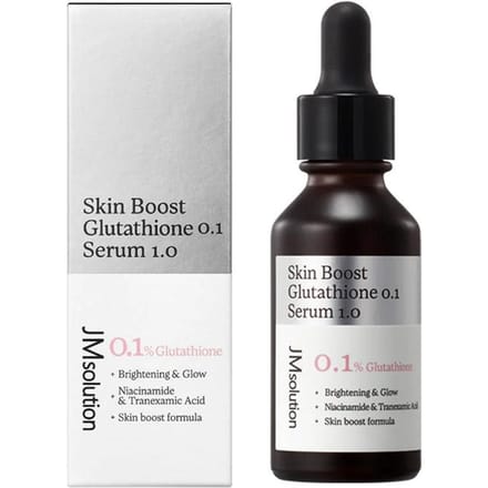 Skin Boost Glutathione 0.1 Serum 1.0 30 ml / 1.01 fl .oz. gray