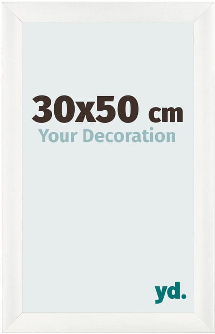 Your Decoration - Fotolijst 30x50 cm - MDF - Wit Geveegd - Pisa