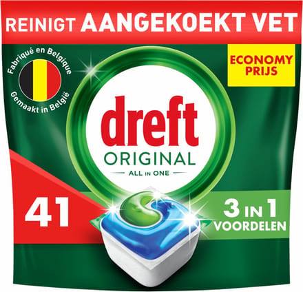 Dreft Vaatwastabletten All In One Original 41 stuks