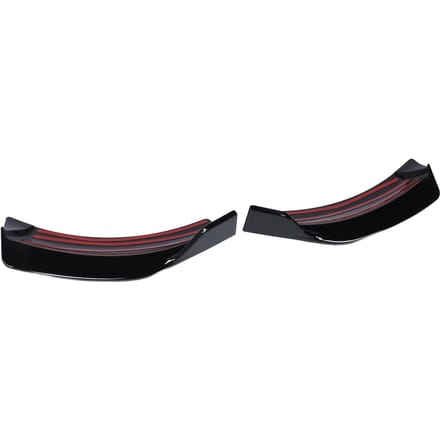Voorbumper Zijspoiler Hoekkap Trim Canards Splitter Diffuser Spoilers Vervanging voor Benz V-Klasse W447 V260 black