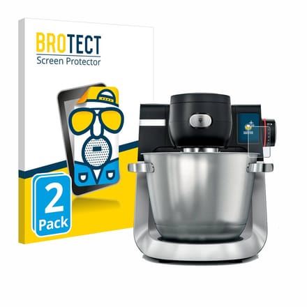 BROTECT - Screenprotector voor Bosch MUM Serie 6 - Folie Beschermfolie matte 2 Stuks