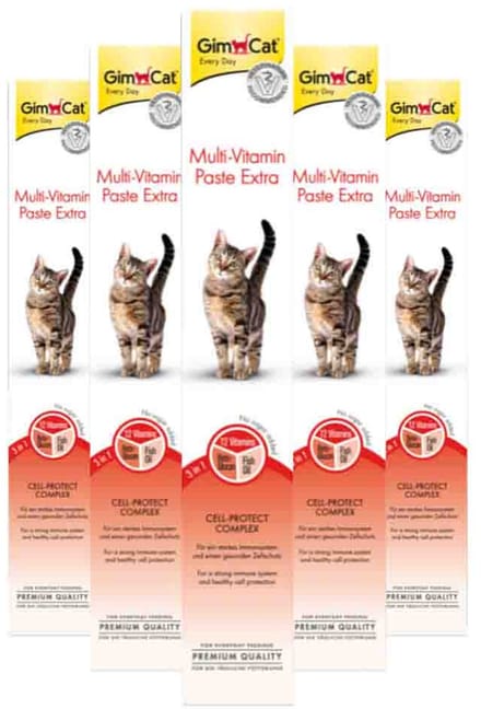 GimCat Multi-vitaminepasta - 10 x 50 gr - Voordeelverpakking