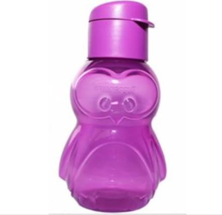 Tupperware Ecofles Plus Pinguin - voor kinderen - sportdop - paars