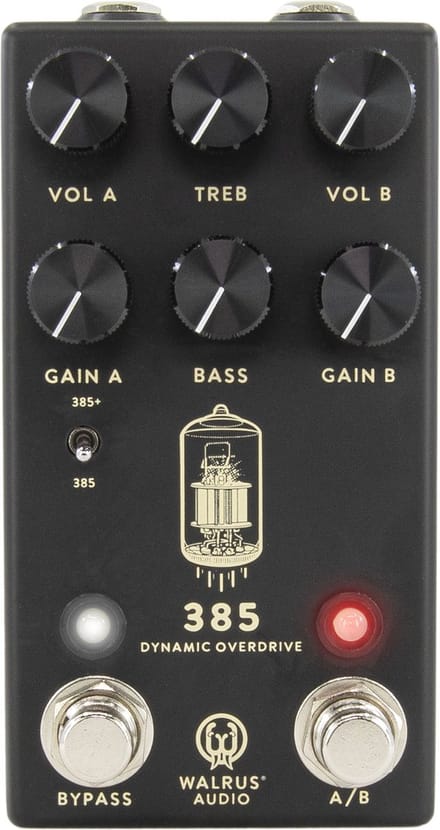 Walrus Audio 385 MKII Dynamic Overdrive FX Black - Distortion voor gitaren