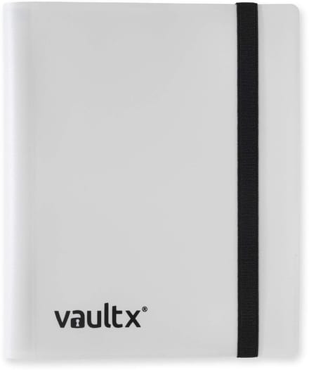Vault X 4-Pocket Strap Binder - Verzamelmap - 160 Kaarten /Wit