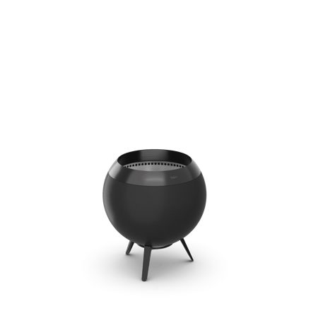 Höfats - MOON 45 geheel zwarte plancha grillset laag