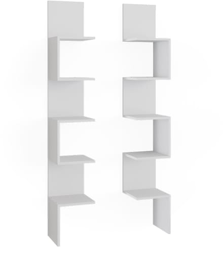 Vicco Paolo Hoekplank – 28 x 175.4 cm Set van 2 Wit
