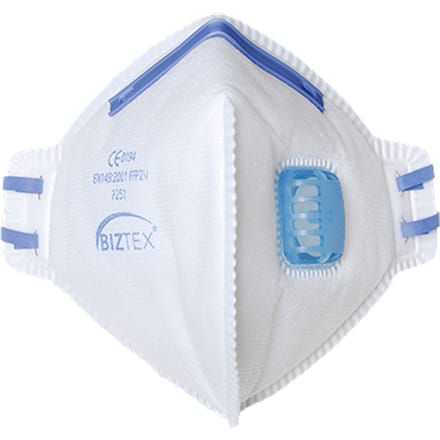 FFP2  Plat Gevouwen Masker met Ventiel