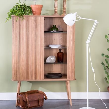 Zuiver Barbier Kast/ Opbergkast Hout Naturel