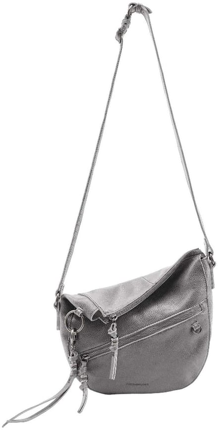 FREDsBRUDER Leren schoudertas My Forever Friend Midi Shoulderbag Grey grijs