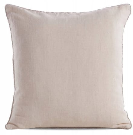 Kremowa Linnen Kussensloop 43x43cm - Stijlvol en Duurzaam