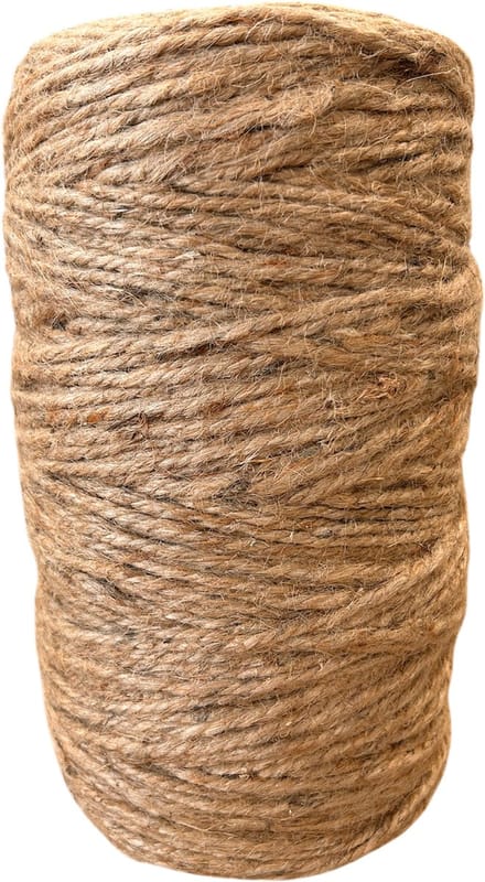 Jute Naturel – 225 meter – 4 mm – Touw - Spoel 3kg