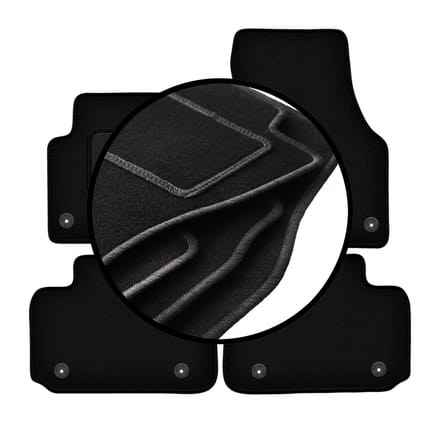 Complete set veloursmatten voor: Land Rover Discovery Sport SUV (2014-)