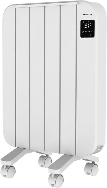 Elektrische Radiator - Verwarmingselement - Snelle Ruimte Verwarming - Stille Werking - 4 Elementen - Wit