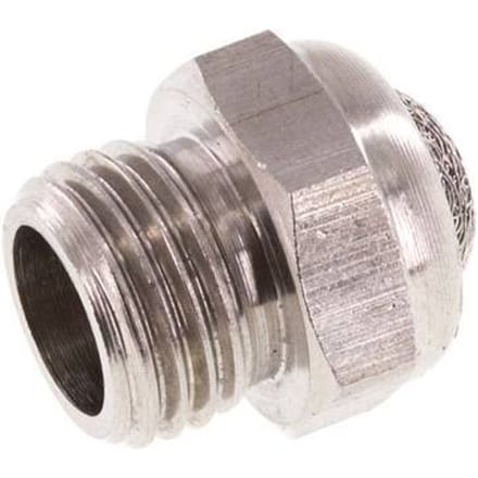 G1/4'' Roestvrijstalen Compacte Pneumatische Geluiddemper 1.4301 Mesh