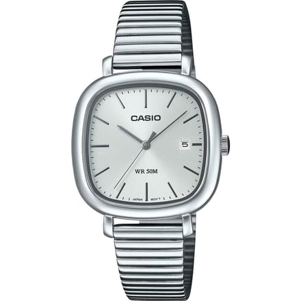 Casio Casio Collection LTP-B166D-7AVEF Horloge - Staal - Zilverkleurig - Ø 30 mm