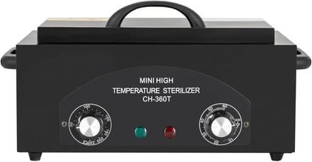 300W sterilizer material nail sterilizer high temperature sterilizer cabinet high temperature timer with indicator and button, ideal for restaurant, kitchen, living room