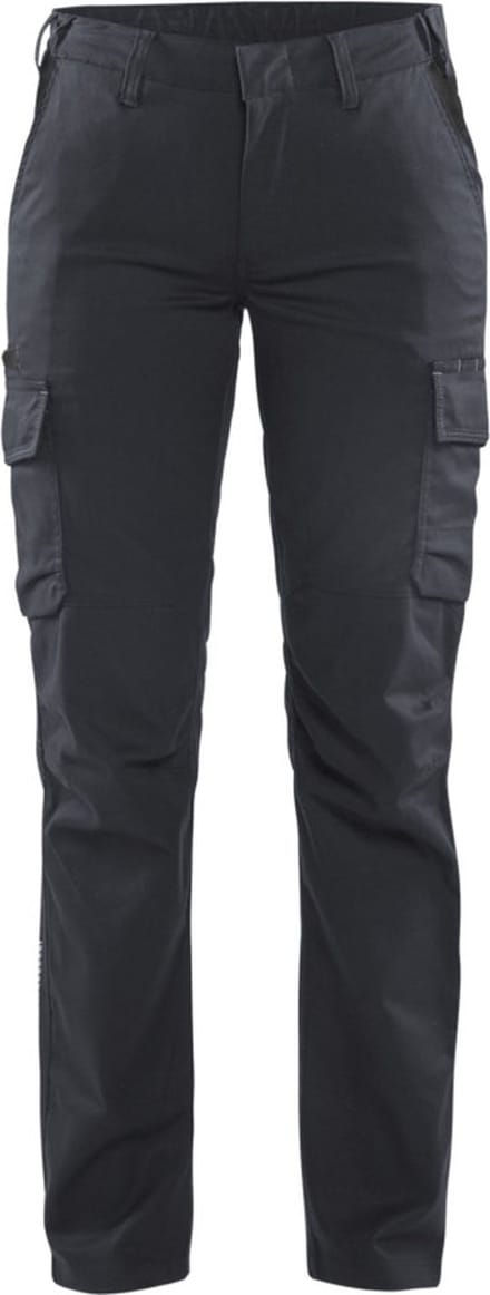 Blaklader Dames industrie werkbroek stretch 7144-1832 - Medium Grijs/Zwart - D25