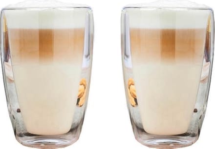 Hi Latte Macchiato Glazen - Transparant - 2 stuks