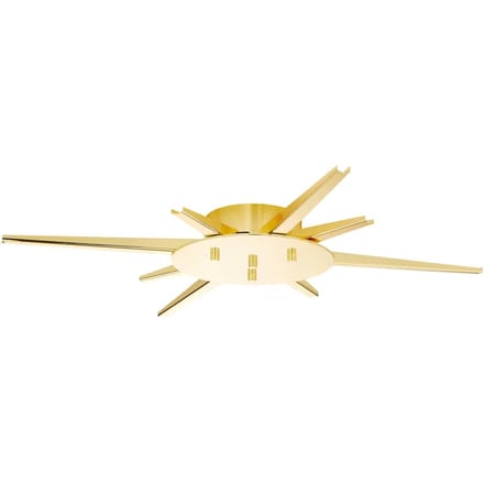 DESIGN BY US Baldakijn Flash Je Lampen, goud, 8-armig, aanpasbaar