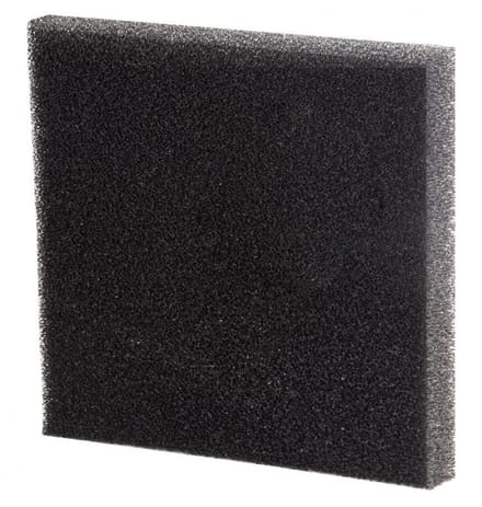 Filterschuim 50x50x2 cm middel zwart