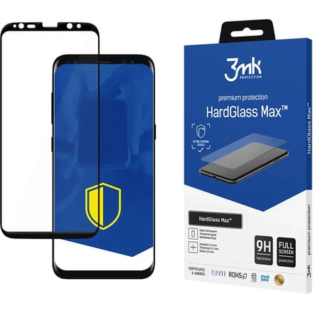 Versterkt gehard glas 3MK Samsung Galaxy S8/S9 HardGlass Max™