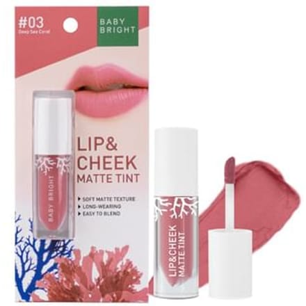 Baby Bright - Lip & Cheek Matte Tint 03 Deep Sea Coral