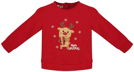 Ido 4a654 Sweatshirt Rood 5 Years Meisje