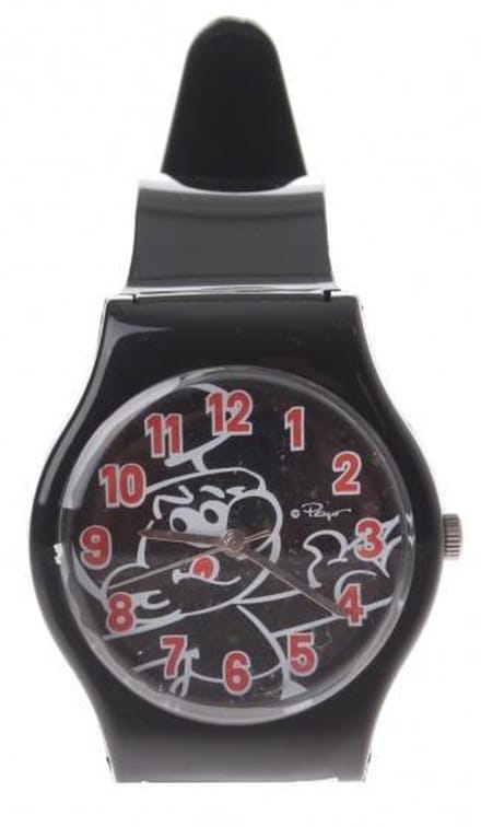 Kinderhorloge Smurfen - Zwart