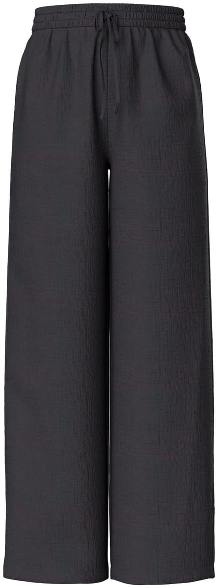 Pieces Wide leg broek PCSASTINA HW musselin