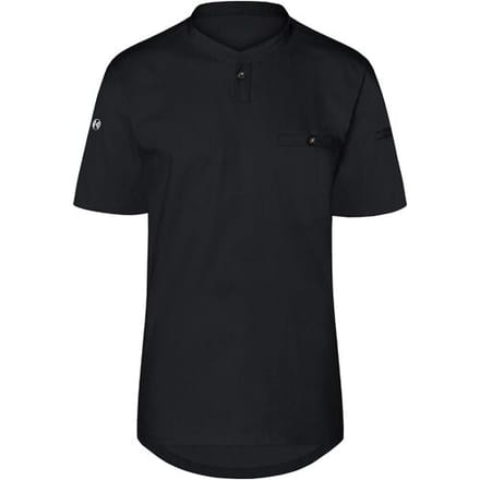 (6 stuks) KARLOWSKY Korte Mouw Heren Werkshirt Performance - Zwart - maat: L